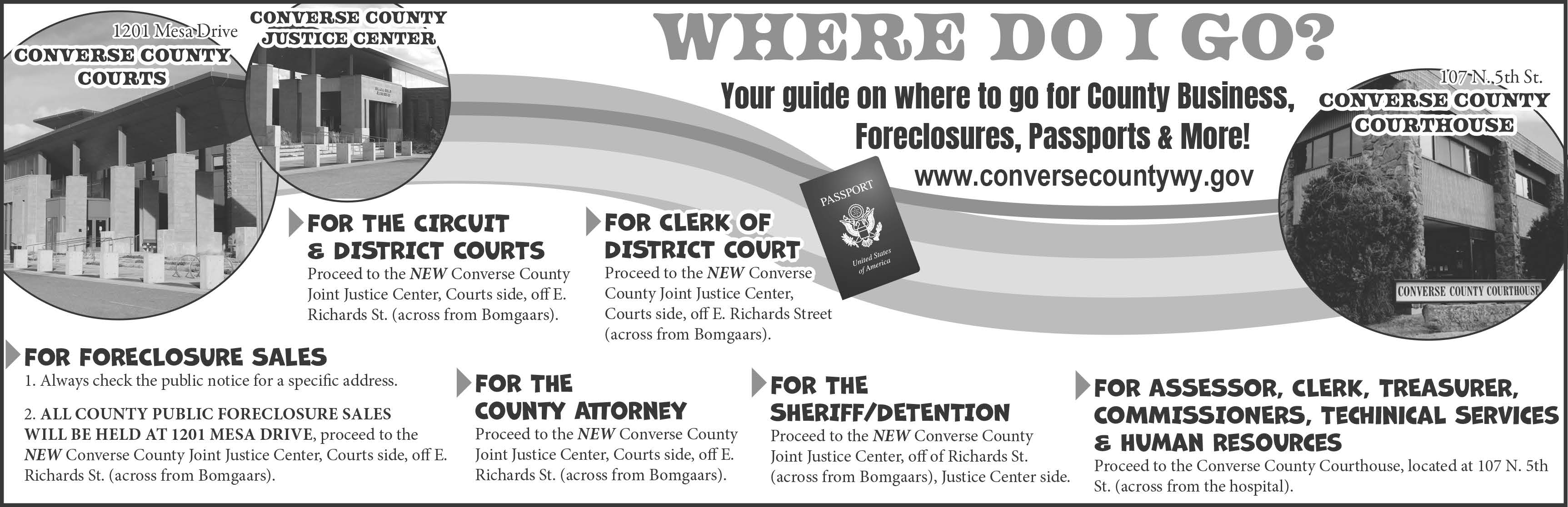 Ad in Newspaper, Converse County Listings